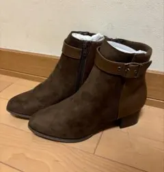 maremare ショートブーツ(ブラウン) Lサイズ24.0-24.5cm相当