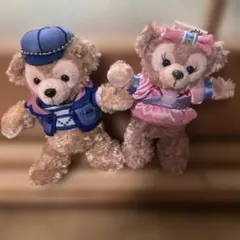 ディズニーシー ダッフィー シェリーメイ ぬいぐるみバッジ