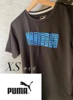 PUMA XSサイズ Tシャツ｜クールなブラック×ブルーデザイン