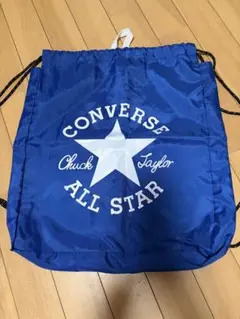 CONVERSE ナップザック ブルー ナイロン コンバース プールバックのサムネイル