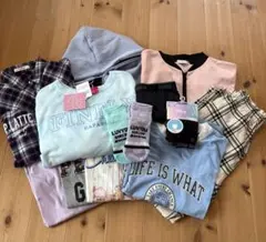 女の子　キッズ服まとめ売り　160サイズ　パーカー／カットソー／Tシャツ など…