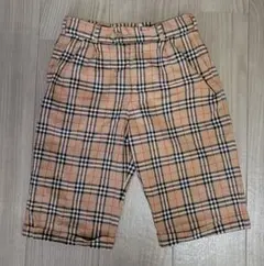 あ*様 Burberry ノバチェック ハーフパンツ ショートパンツ