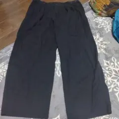 GU チノバレルレッグタックパンツ ブラック 3XL　大きいサイズ