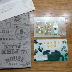 大阪限定　レア　スタバ　カード　3枚セット