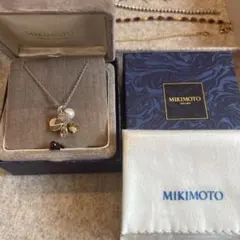 ミキモトMIKIMOTO アコヤ真珠7.25mmK18ゴールドネックレス♡現行品