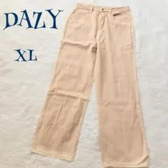 【シーイン】大きいサイズ コットン100% ハイウエスト チノパン XL 無地