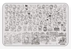 ハローキティ ネイルスタンププレート ネイルプレート UX-9052