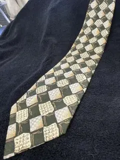 VALENTINO 総柄 シルクネクタイ整理番号55