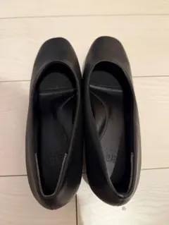 ブラック　パンプス 3.5cmヒール　23.0cm