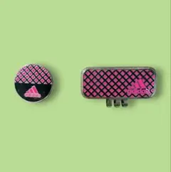 adidas アディダス ゴルフ ゴルフマーカー クリップ ピンク