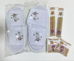 ディズニー トイストーリーホテル アメニティ スリッパ 歯ブラシ コットン 綿棒
