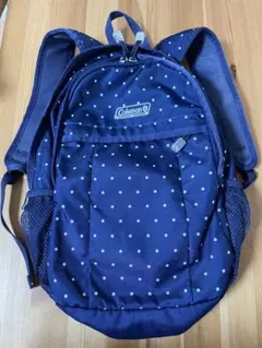 Coleman コールマン　リュック　ドット　ネイビー　キッズ　ジュニア