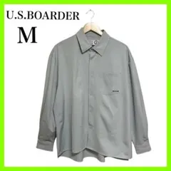 U.S.BOARDER ブラウス　グレー　メンズM 長袖