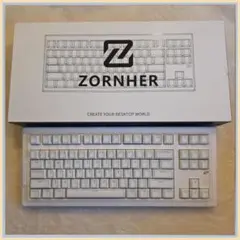 未使用 ZORNHER CG870 無線Bluetooth メカニカルキーボード