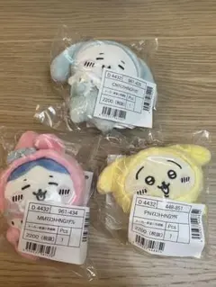 ちいかわ×サンリオキャラクターズ　マスコット3体セット