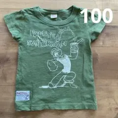 オフィシャルチーム　Official Team ポパイ Tシャツ　100cmのサムネイル