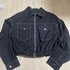 ZARA ステッチ　ジャケット　新品未使用