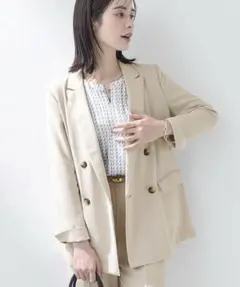 INDIVI (インディヴィ)【洗える／多機能】着る日傘ダブルジャケット38