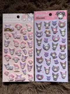 My Melody & Kuromi 立体シールセット