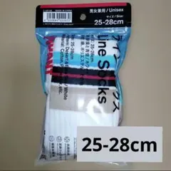 ファミマ　ライン　ソックス　VIVANT　砂漠と青空　ホワイト　25-28cm