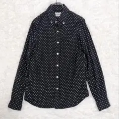 WACKO MARIA 初期タグ ドット柄 長袖ボタンダウンシャツ ブラック S