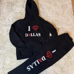 dallasbrand I ♥ DALLAS セットアップ ブラック Dallasbrand