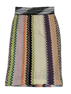 【美品】MISSONI ミッソーニ ニットスカート マルチカラー サイズ48のサムネイル