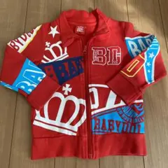 BABYDOLL 赤 ジップアップ トレーナー