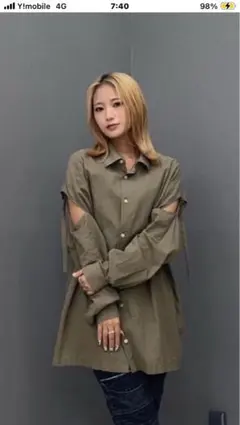 ヒステリックグラマー 2021aw プルオーバーシャツ サイズ FREE