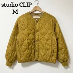studio CLIP キルティングブルゾン M はまじコラボ
