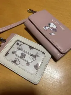 スヌーピー キーケース&パスケースセット