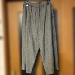 ナチュラルランドリーワイドパンツ グレー