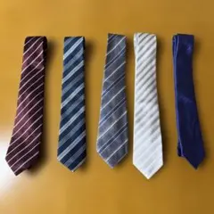ネクタイセット ストライプデザイン 5本