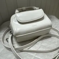stand oil ショルダーバッグ ハンドバッグ ミニ 2way ホワイト