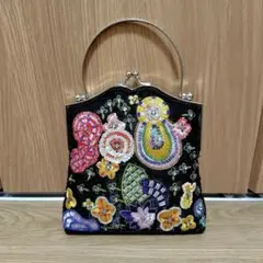 ビーズ刺繍パーティーバッグ