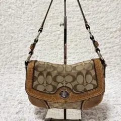 Coach turnlock Oneshoulder signature Y2k