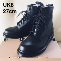 新品 ドクターマーチン 8ホール UK8 1460 オールブラック