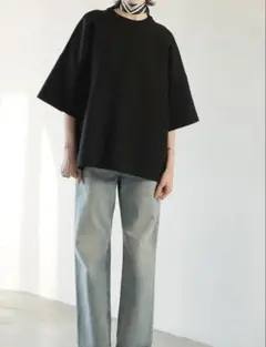 【CLANE/クラネ】オーバーサイズ　ハーフスリーブトップス/サイズ1のサムネイル