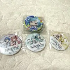 プロセカ　オーラツーコラボ缶バッジ3種セット＆セガラッキーくじ　日野森雫缶バッチ