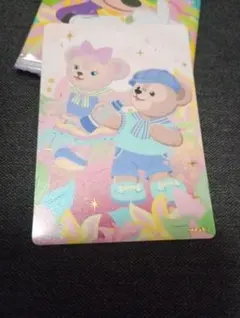 香港ディズニー　 ダッフィー＆シェリーメイ コレクタブルカード
