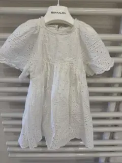 ZARA ベビーワンピース ホワイト 86cmのサムネイル