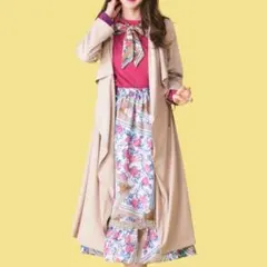 【美品】トレンチコート リエンダ ココディール ダズリン リップサービス ノエラ