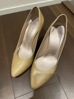 GINZA Kanematsu 銀座かねまつ レザー ヒール パンプス 23.5