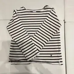 HUMAN WOMAN ストライプ長袖カットソー