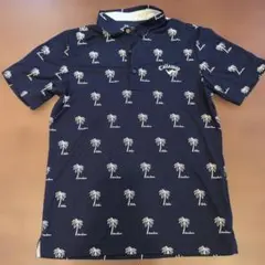 Callaway ゴルフシャツ ネイビー ヤシの木柄のサムネイル