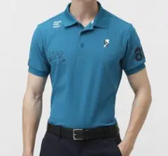 PEARLY GATES ポケモン 半袖ポロシャツ メンズ ブルー サイズ5