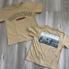 THE SHOPTK Tシャツ 110と130cm ２枚セットベージュのサムネイル