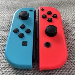 【美品純正品】任天堂 Nintendo Switch ジョイコン 青赤⑧