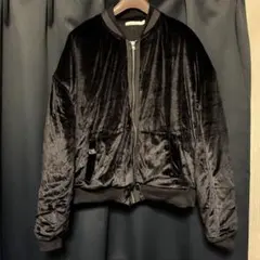 mnml ベロア ボンバージャケット XXL