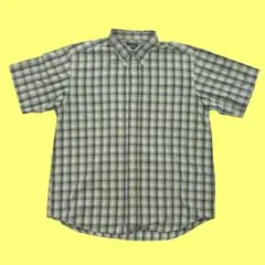 90s 紺タグOLD UNIQLO 半袖シャツ XLサイズ
